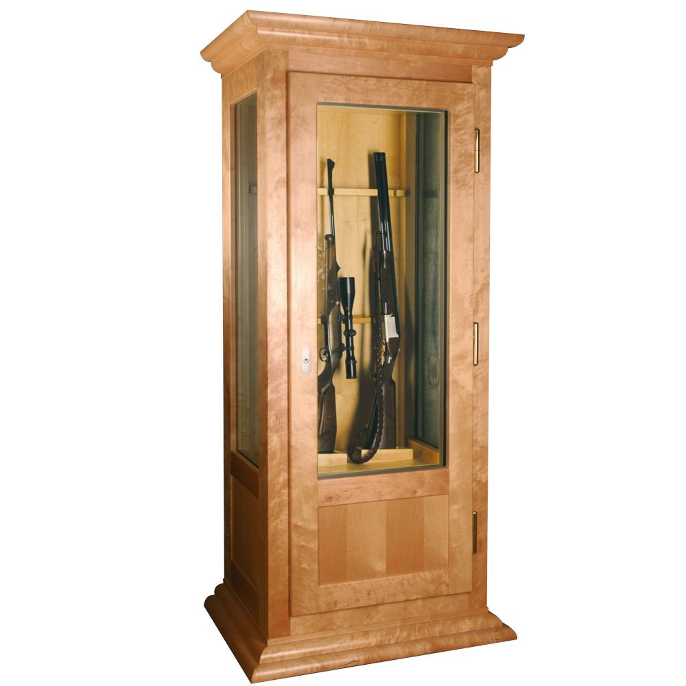 Wooden gun outlet safe